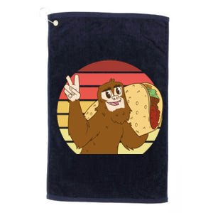 Big Foot Taco Peace Out Sunset Platinum Collection Golf Towel