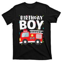 Birthday Fire Truck Party Firefighter Theme T-Shirt