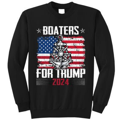 Boaters For Trump 2024 Republican Boat Parade Vintage Sweatshirt