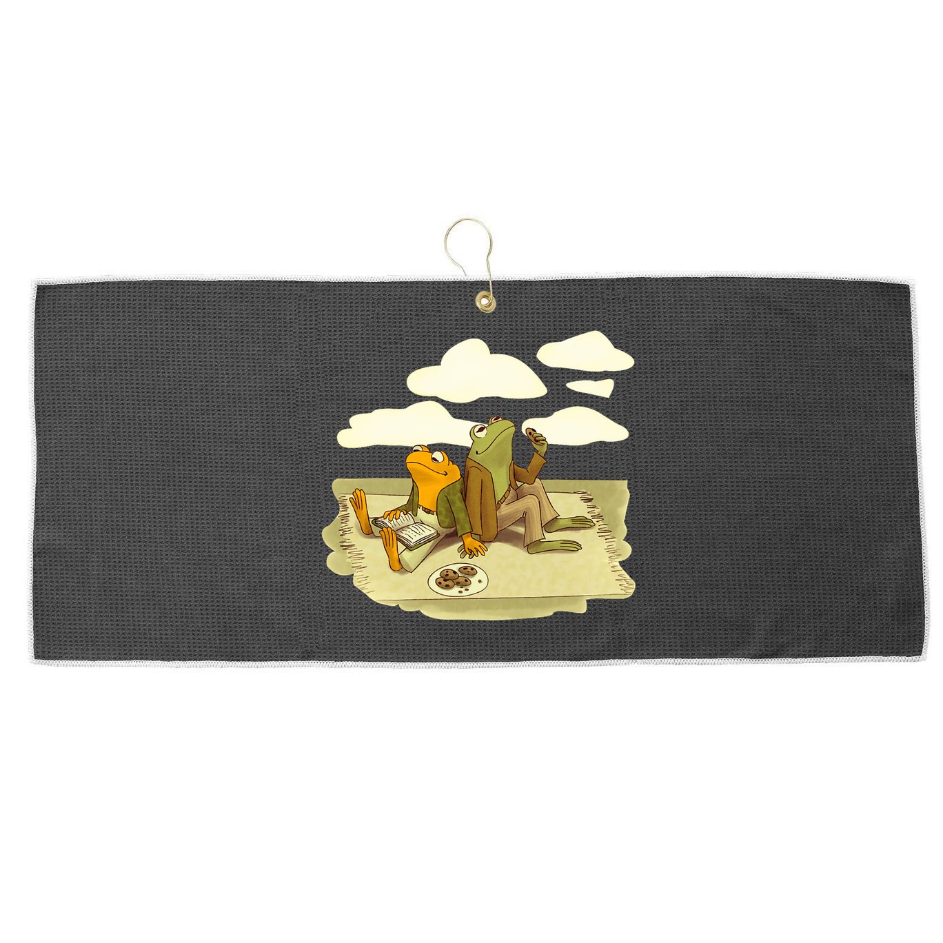 Book Frog Toad  Large Microfiber Waffle Golf Towel