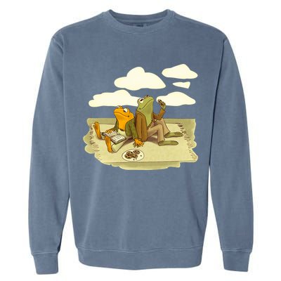 Book Frog Toad  Garment-Dyed Sweatshirt