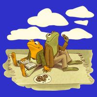 Book Frog Toad  Baby Bodysuit