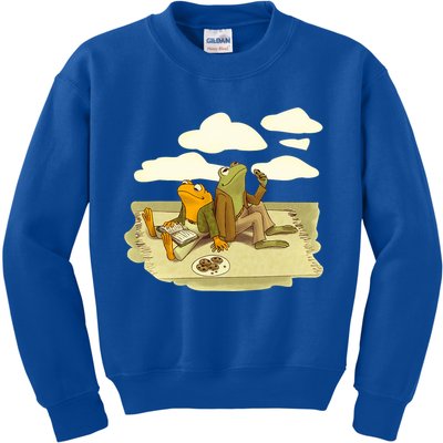 Book Frog Toad  Kids Sweatshirt