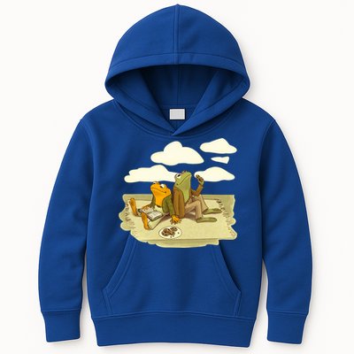 Book Frog Toad  Kids Hoodie