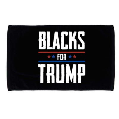 Black For Trump 2024 Microfiber Hand Towel