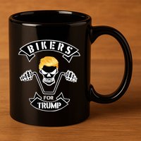Bikers For Trump 11oz C Handle Ceramic Mug