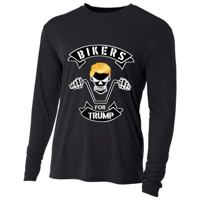 Bikers For Trump Cooling Performance Long Sleeve Crew