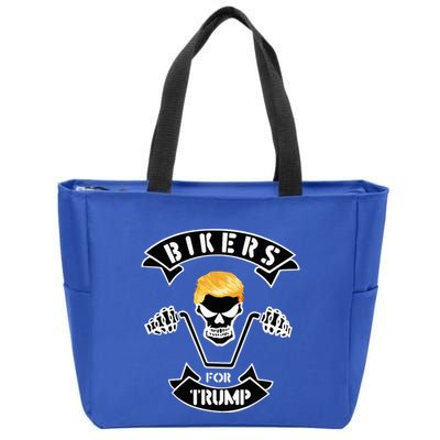 Bikers For Trump Zip Tote Bag