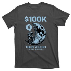 Bitcoin Funny Told You So $100k T-Shirt