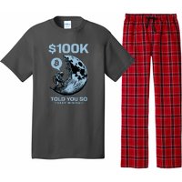 Bitcoin Funny Told You So $100k Pajama Set