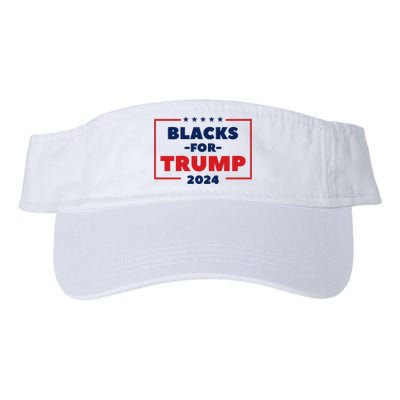 Blacks For Trump 2024 Valucap Bio-Washed Visor