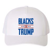 Blacks For Trump 2024 Yupoong Adult 5-Panel Trucker Hat