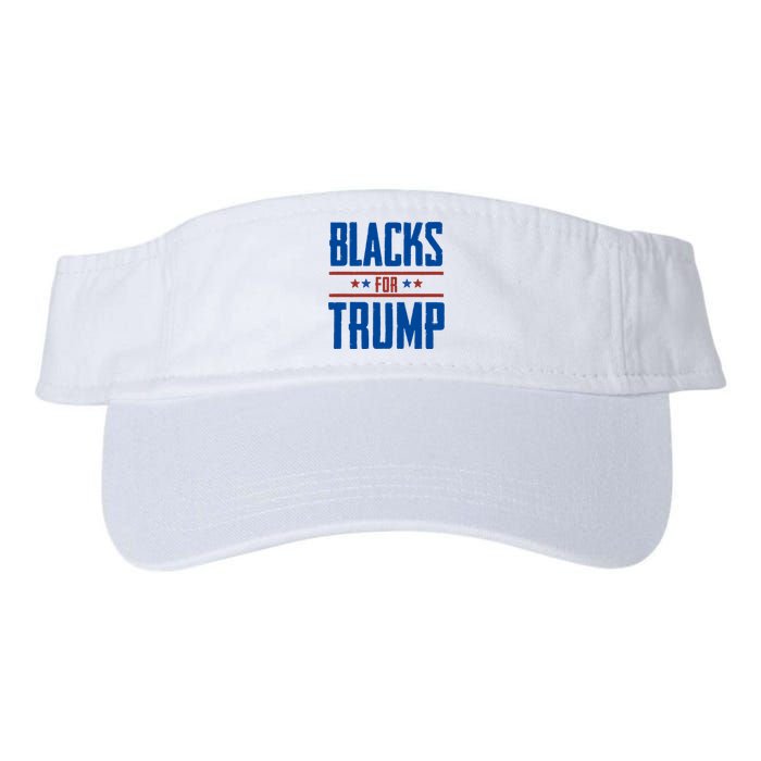 Blacks For Trump 2024 Valucap Bio-Washed Visor