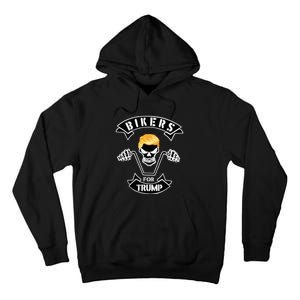 Bikers For Trump Tall Hoodie