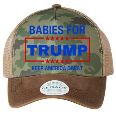 Babies For Trump Keep America Great Legacy Tie Dye Trucker Hat