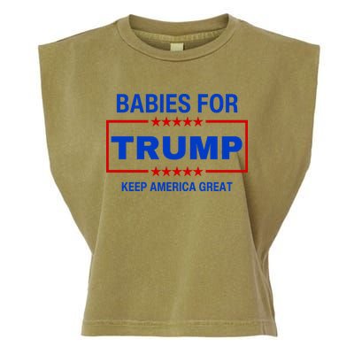 Babies For Trump Keep America Great Garment-Dyed Women's Muscle Tee