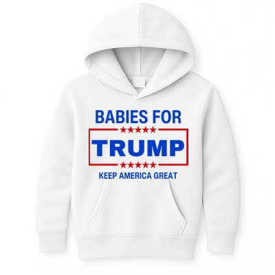 Babies For Trump Keep America Great Kids Hoodie