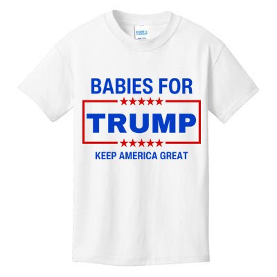Babies For Trump Keep America Great Kids T-Shirt