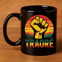 Burkina Faso-Ibrahim Traore Thomas Sankara 11oz C Handle Ceramic Mug