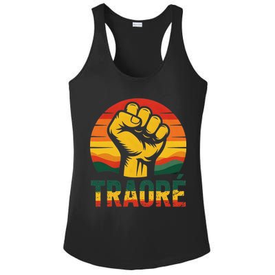 Burkina Faso-Ibrahim Traore Thomas Sankara Ladies PosiCharge Competitor Racerback Tank