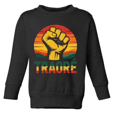 Burkina Faso-Ibrahim Traore Thomas Sankara Toddler Sweatshirt