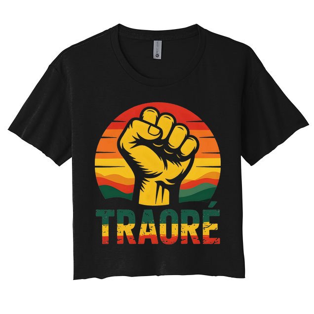 Burkina Faso-Ibrahim Traore Thomas Sankara Crop Top