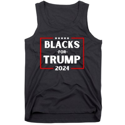 Blacks For Trump 2024 Tank Top