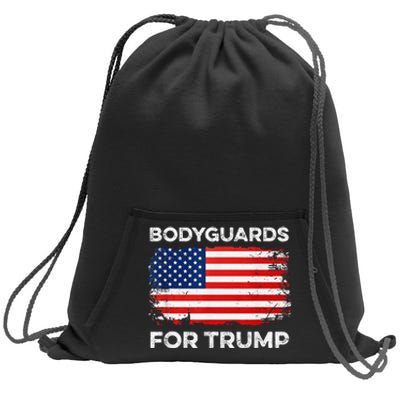 Bodyguards For Trump Bodyguard Funny Election 2024 Vote 24 Sweatshirt Cinch Pack Bag