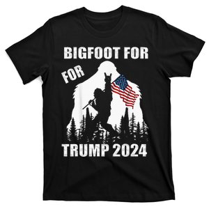 Bigfoot for Trump 2024 Election T-Shirt