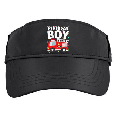 Birthday Fire Truck Party Firefighter Theme Adult Drive Performance Visor