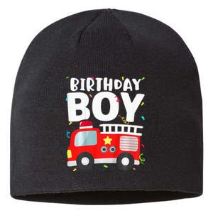 Birthday Fire Truck Party Firefighter Theme Sustainable Beanie