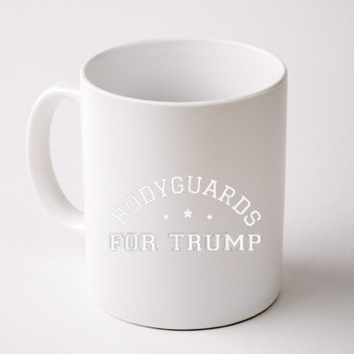 Bodyguards For Trump Vote 24 Funny Election 2024 Bodyguard Coffee Mug