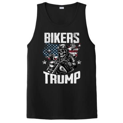 Bikers For Trump President Protrump Supporter 2024 Election Gift PosiCharge Competitor Tank