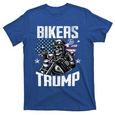 Bikers For Trump President Protrump Supporter 2024 Election Gift T-Shirt