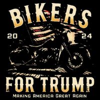 Biker For Trump 2024 Wool Snapback Cap