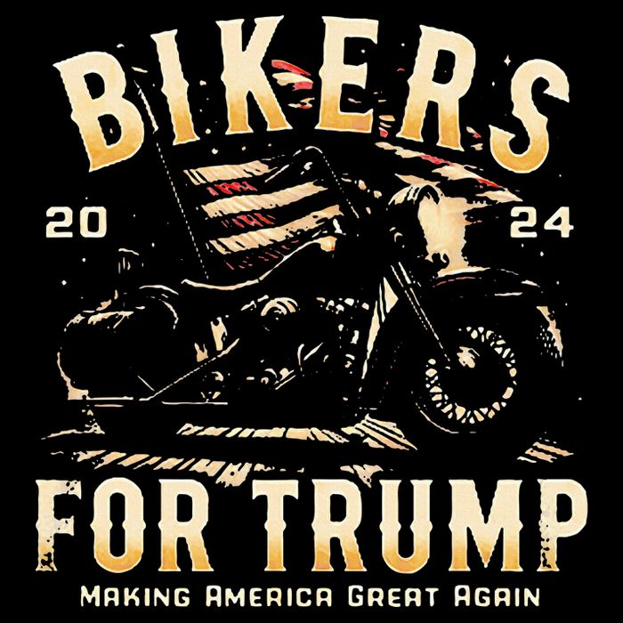 Biker For Trump 2024 Wool Snapback Cap