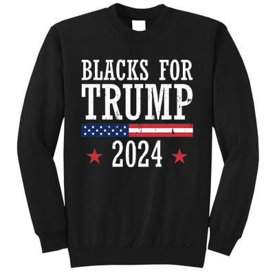 Blacks For Trump 2024 Presidential Election Republican Sweatshirt