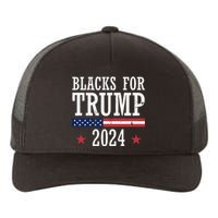 Blacks For Trump 2024 Presidential Election Republican Yupoong Adult 5-Panel Trucker Hat