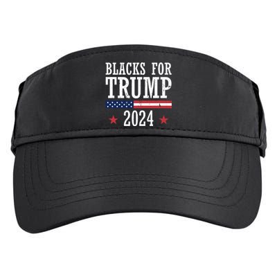 Blacks For Trump 2024 Presidential Election Republican Adult Drive Performance Visor