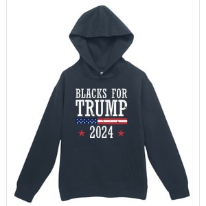 Blacks For Trump 2024 Presidential Election Republican Urban Pullover Hoodie