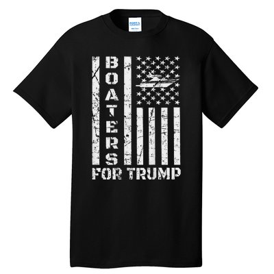 Boaters For Trump 2020 Boat Parade Support Trump Tall T-Shirt