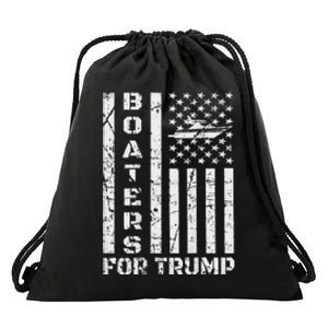 Boaters For Trump 2020 Boat Parade Support Trump Drawstring Bag