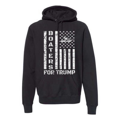 Boaters For Trump 2020 Boat Parade Support Trump Premium Hoodie