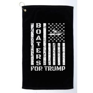 Boaters For Trump 2020 Boat Parade Support Trump Platinum Collection Golf Towel