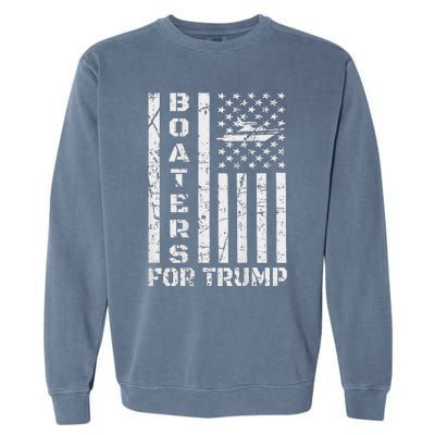 Boaters For Trump 2020 Boat Parade Support Trump Garment-Dyed Sweatshirt