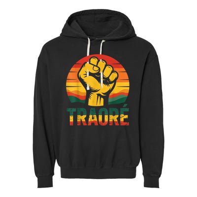 Burkina Faso-Ibrahim Traoré / Thomas Sankara Africa Garment-Dyed Fleece Hoodie