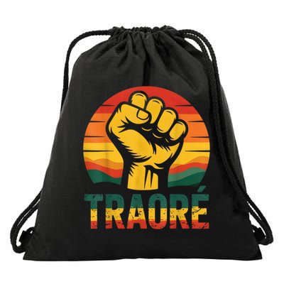 Burkina Faso-Ibrahim Traoré / Thomas Sankara Africa Drawstring Bag