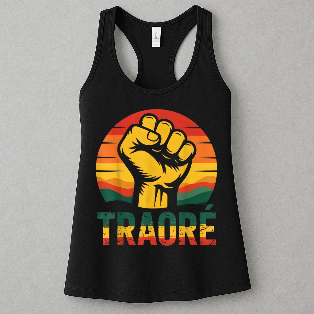 Burkina Faso-Ibrahim Traoré / Thomas Sankara Africa Womens Tank Top
