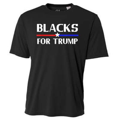 BLACKS FOR TRUMP SHIRTS 2024 Cooling Performance Crew T-Shirt