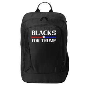 BLACKS FOR TRUMP SHIRTS 2024 City Backpack